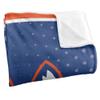 Houston Christian University Huskies Blanket, 36"x58" Logo Dots, Silky Touch Super Soft Throw view 3