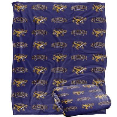 San Francisco State University Gators Blanket, 50"x60" Logo Pattern, Silky Touch Super Soft Throw