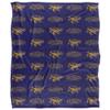 San Francisco State University Gators Blanket, 50"x60" Logo Pattern, Silky Touch Super Soft Throw view 2