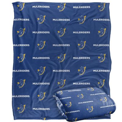 Southern Arkansas University Muleriders Blanket, 50"x60" Logo Pattern, Silky Touch Super Soft Throw