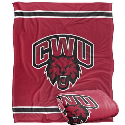 Central Washington University Wildcats Blanket, 50"x60" Primary Logo, Silky Touch Super Soft Throw