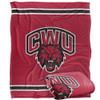 Central Washington University Wildcats Blanket, 50"x60" Primary Logo, Silky Touch Super Soft Throw view 1