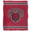Central Washington University Wildcats Blanket, 50"x60" Primary Logo, Silky Touch Super Soft Throw view 2