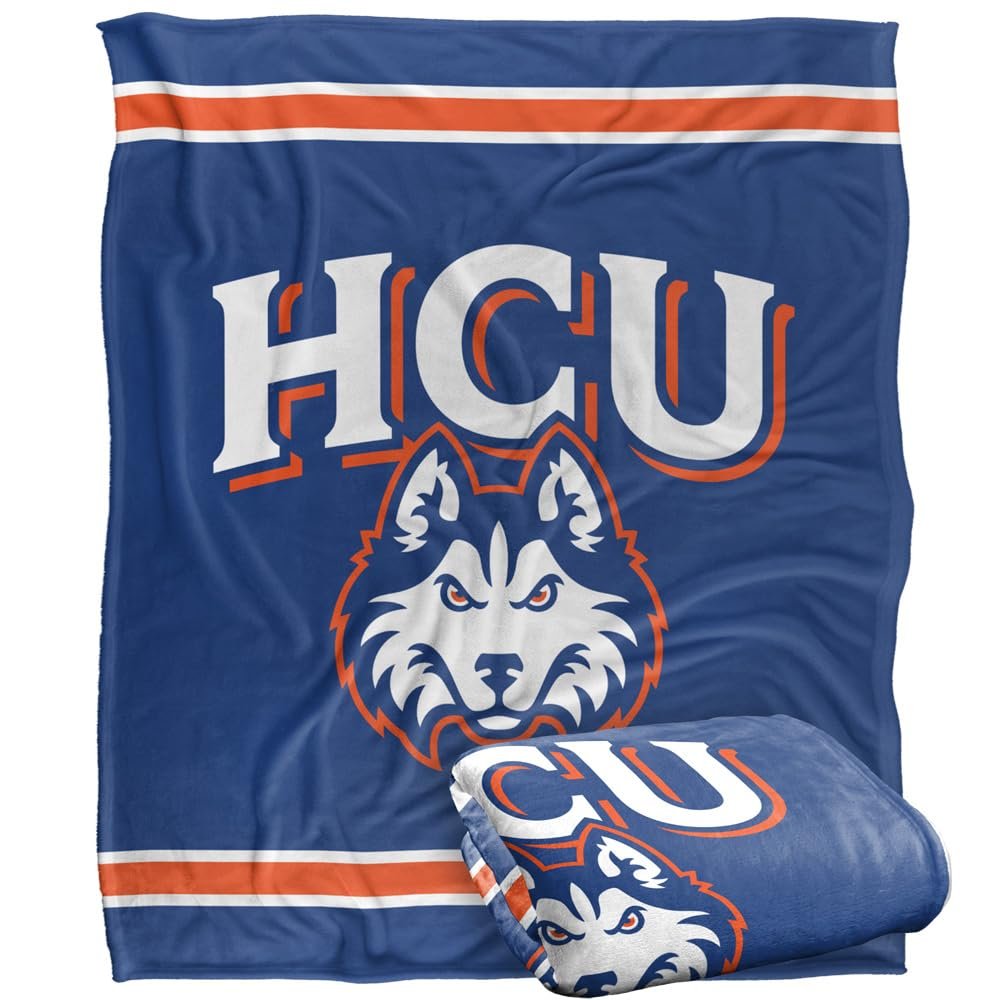 Houston Christian University Huskies Blanket, 50"x60" Primary Logo, Silky Touch Super Soft Throw