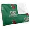 Mississippi Valley State University Delta Devils Blanket, 50"x60" Logo Pattern, Silky Touch Super Soft Throw view 3