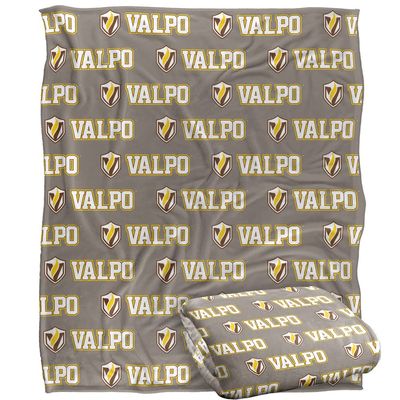 Valparaiso University Beacons Blanket, 50"x60" Logo Pattern, Silky Touch Super Soft Throw