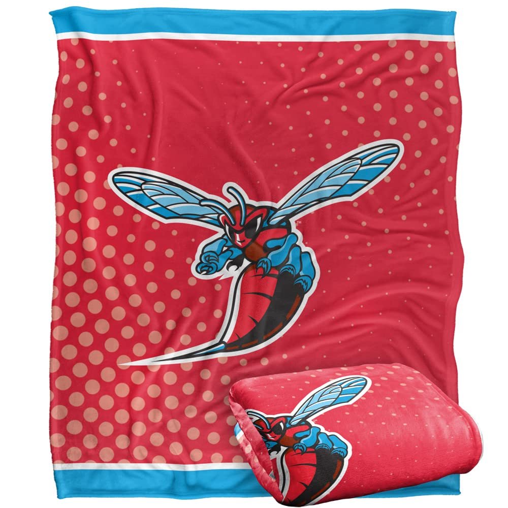 Delaware State University Hornets Blanket, 50"x60" Logo Dots, Silky Touch Super Soft Throw