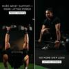 BREAKING LIMITS Set of Lifting Straps & Wrist Wraps - 2 Wrist Bandages, 2 Lifting Aids - Strength Training, Weight Lifting, Bodybuilding, Lift Training, Powerlifting, One Size | (Black) view 3