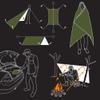 The Pathfinder School All Purpose Emergency Survival Blanket (OD Green) view 4