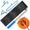 VOOADA 3-in-1 Disc Retriever, Extends up to 16ft; Includes Carrying Bag, Stainless Steel Design view 1