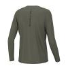 HUK Kids' Standard Pursuit Long Sleeve Sun Protecting Fishing Shirt, Reflection-Moss, Small view 2