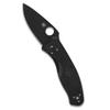 Spyderco Persistence Lightweight Pocket Knife - Durable Black Oxide Blade with Bi-Directional Textured FRN Handle - Everyday Carry Folding Knife for Tactical End Users view 1