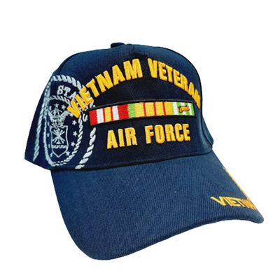 The Patriots Pride Air Force Vietnam Veteran Hat Blue Adjustable Cap