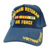 The Patriots Pride Air Force Vietnam Veteran Hat Blue Adjustable Cap view 2