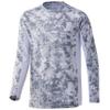 HUK Kids' Standard Icon X Long-Sleeve Shirt with Sun Protection, Tide Change-Hogs Back, Medium view 1