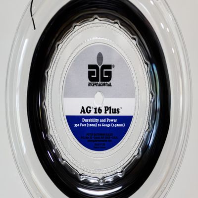 AG 16 Synthetic Gut Plus Black Tennis String