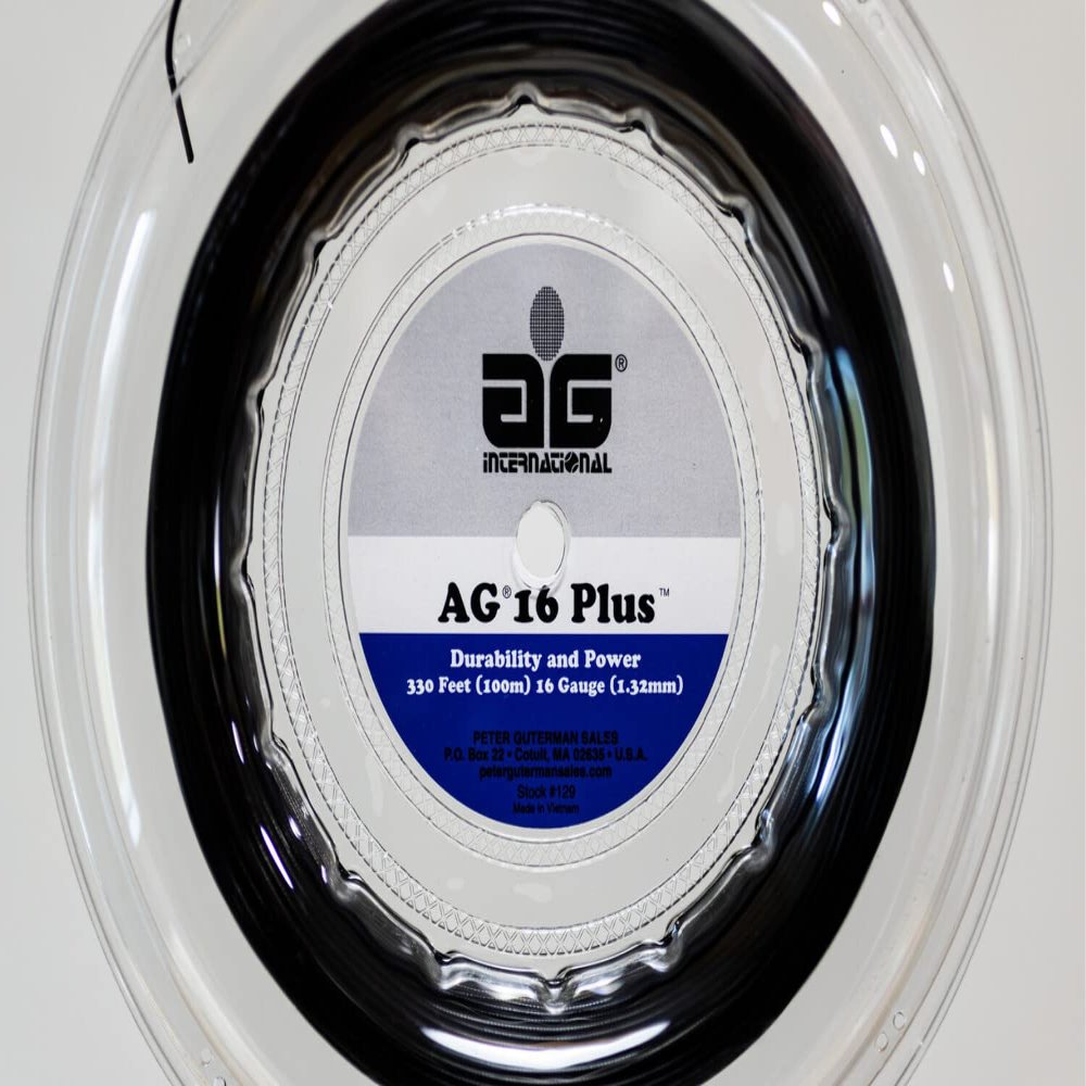 AG 16 Synthetic Gut Plus Black Tennis String
