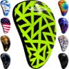 Exxact Sports Lightweight Athletic Cup Mens & Boys with Soft Rim Comfort for Superior Support, Baseball Cup Youth Boys for T-Ball, Football, Lacrosse, Hockey Groin Protector (X-Large, Neon Green) view 1