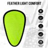 Exxact Sports Lightweight Athletic Cup Mens & Boys with Soft Rim Comfort for Superior Support, Baseball Cup Youth Boys for T-Ball, Football, Lacrosse, Hockey Groin Protector (X-Large, Neon Green) view 3