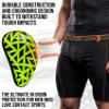 Exxact Sports Lightweight Athletic Cup Mens & Boys with Soft Rim Comfort for Superior Support, Baseball Cup Youth Boys for T-Ball, Football, Lacrosse, Hockey Groin Protector (X-Large, Neon Green) view 4
