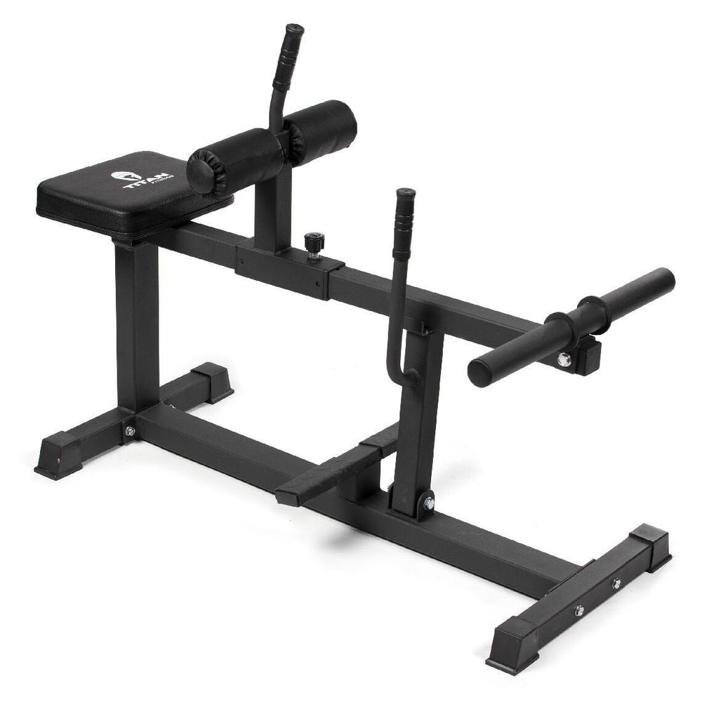 Titan Fitness Plate-Loaded Seated Calf Raise Machine, Rated 550 LB, Lower Body Specialty Machine, Strength Training Equipment, Builds Calf Strength, Leg Machine for Home Gym