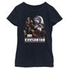 STAR WARS Girl's The Book of Boba Fett Krrsantan The Wookiee The Twins Protector T-Shirt - Navy Blue - X Small view 1