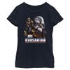 STAR WARS Girl's The Book of Boba Fett Krrsantan The Wookiee The Twins Protector T-Shirt - Navy Blue - X Small view 2