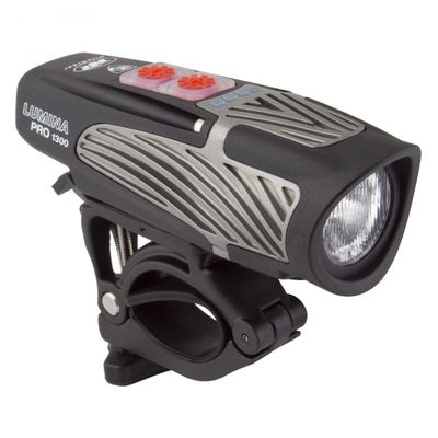 NiteRider Lumina Pro 1300 Front Bike Light w/NiteLink Wireless Connect USB-C Rechargeable MTB Road Commuter Bright Lumens IP64 Waterproof Bicycle Headlight LED Front Light Easy Install Cycling Safety