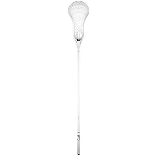 Warrior Sports 2022 Warrior Burn Warp Complete Lacrosse Stick, Attack (Low Whip, White)
