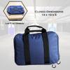Exos Double Pistol Case - Tactical Double Soft Pistol Gun Bag - Handgun Carrying Case with Compartments - Hand Gun Storage Bag with MOLLE Webbing and Padded Interior - Designed in USA (Navy) view 4
