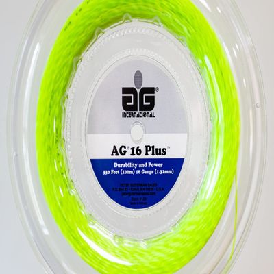 AG 16 Plus Synthetic Gut Tennis String Reel - Mint 129M-330R