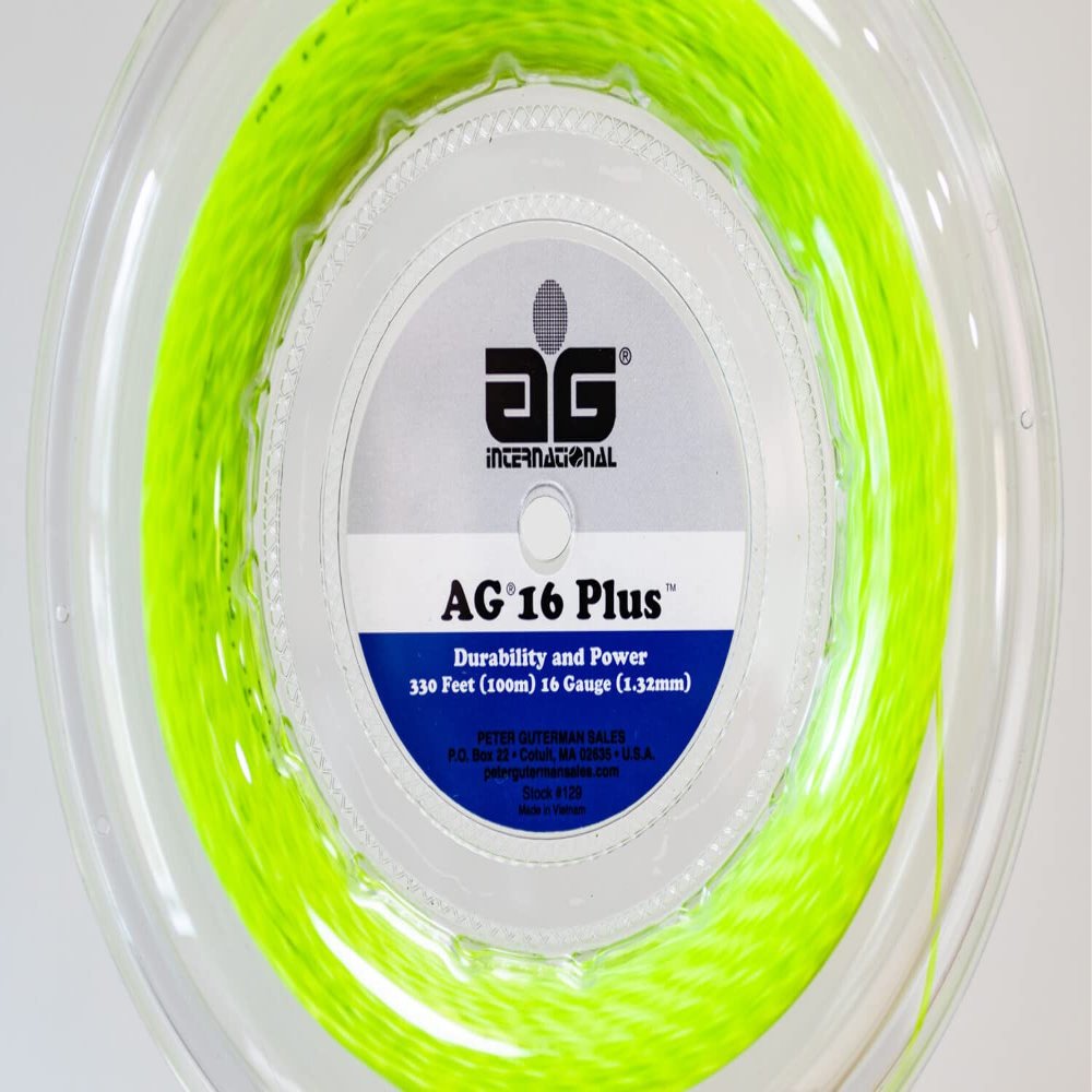 AG 16 Plus Synthetic Gut Tennis String Reel - Mint 129M-330R