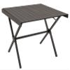 ALPS Mountaineering Folding Camping Table with Smooth Easy-to-Clean Roll Top and Sturdy and Lightweight Aluminum X Frame, Shoulder Carry Bag, Square, Clay - New view 1