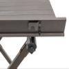 ALPS Mountaineering Folding Camping Table with Smooth Easy-to-Clean Roll Top and Sturdy and Lightweight Aluminum X Frame, Shoulder Carry Bag, Square, Clay - New view 4