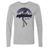 500 LEVEL Anthony Edwards Long Sleeve Shirt - Anthony Edwards Skyline (Heather Gray, XX-Large) view 1