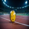 RT Vortex Yellow High School Discus. Boys Discus. Mens Discus. 1.6 kg Discus. Its Advanced Performance Capabilities Make It A Favorite for Those in Pursuit of Perfection. view 3