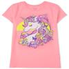 The Children's Place girls The Children's Place Short Sleeve Graphic T-shirt T Shirt, Sunset/Flowers/Butterfly, XX-Large US view 1