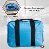 Exos Double Pistol Case - Tactical Double Soft Pistol Gun Bag - Handgun Carrying Case with Compartments - Hand Gun Storage Bag with MOLLE Webbing and Padded Interior - Designed in USA (Turquoise) view 4