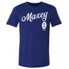 500 LEVEL Tyrese Maxey Shirt (Cotton, XX-Large, Royal Blue) - Tyrese Maxey Philadelphia Script WHT view 1