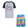 Hurley Boys Swim Suit 2-Piece Outfit Set, Multi Tie Dye, 2T view 1