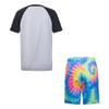 Hurley Boys Swim Suit 2-Piece Outfit Set, Multi Tie Dye, 2T view 2