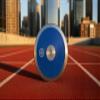 RT Blue Satellite Discus. 1.6 kg Discus. 1.6kg Discus. Boy's 1.6 K Discus. Crafted to Precision and Designed for Excellence, This Discus is Tailored to Meet The Needs of Advanced Male Athletes. view 2