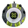 Hardcore Towable Tube | Heavy Duty 54" Single Rider Boating Tube with Handles Yellow-Green view 1