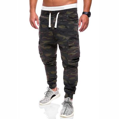 Mens Casual Camouflage Pants Relaxed Fit Sport Fitness Dance Athletic Fit Joggers Hipster Streetwear Military Trousers