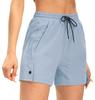 AFITNE Women's Hiking Shorts Quick Dry Lightweight Golf Active Water Shorts with Pockets for Work Outdoor Camping Fishing Light Blue S view 1