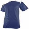 Epic Men's Full Button 2-Color Game Blue/White Baseball Jerseys S view 1