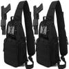 ATBP Small Tactical Holster Sling Backpack Accessories Shoulder Pouch Water Bottle & Radio Holder Crossbody Bag for Men view 1