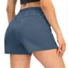 AFITNE Women's Hiking Shorts Quick Dry Lightweight Golf Active Water Shorts with Pockets for Work Outdoor Camping Fishing Blue M view 2