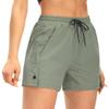 AFITNE Women's Hiking Shorts Quick Dry Lightweight Golf Active Water Shorts with Pockets for Work Outdoor Camping Fishing Sage Green XS view 1