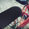 FAVOMOTO Child Bike Seat Cover Rear Seat Panel Bike Rack Non-slip Cycling Cushion Thicker Sponge Pad Random Style view 3